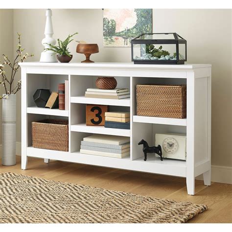 32" Carson Horizontal Bookcase with Adjustable Shelves - Threshold™ | Horizontal bookcase ...