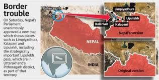 INDIA NEPAL MAP CONTROVERSY