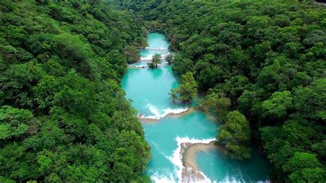 Cascada de Micos desde el aire, Huasteca Potosina, San Luis Potosí, 4k. - YouTube