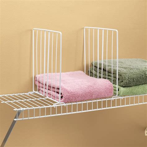 Wire Closet Shelf Dividers | Closet shelf dividers, Shelf dividers ...