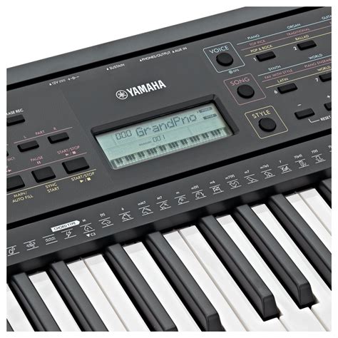 Yamaha PSR E273 Portable Keyboard, Black at Gear4music