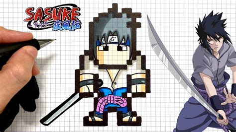 Pixel Art Sasuke Uchiha Facile Sasuke Pixel Art Coloriage Pixel Art Images 148296 | The Best ...