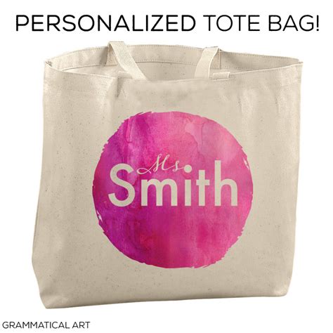 Personalized Tote Bag | Grammatical Art