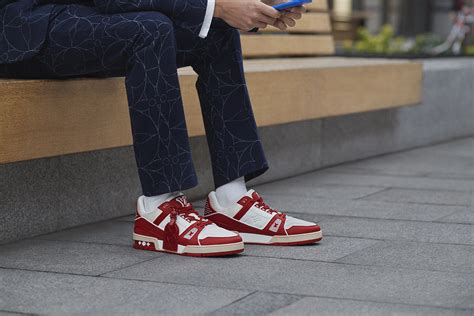 Louis Vuitton (RED) LV Trainer: Images & Release Info