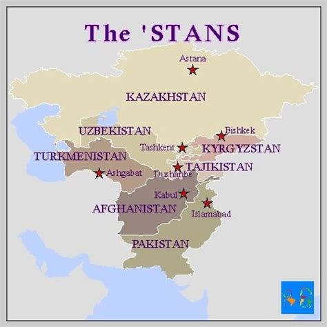 mapsrfun: “ Here are the 7 countries that end in ‘stan. Stan is Persian ...