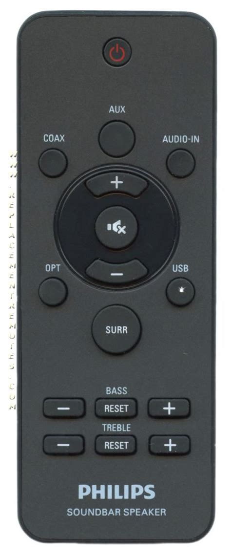 Buy Philips 996510059695 Sound Bar System Sound Bar Remote Control