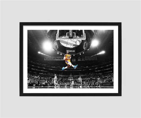 LeBron James LA Lakers Dunk Photo Poster