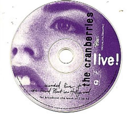 The Cranberries Live! US Promo CD album (CDLP) (71485)