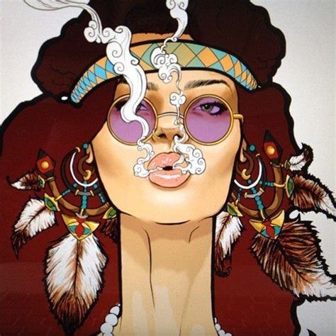 Sexy Hippie Girl | AFRICAN AMERICA.. | Pinterest | Hippie art, Drawings and Illustrations