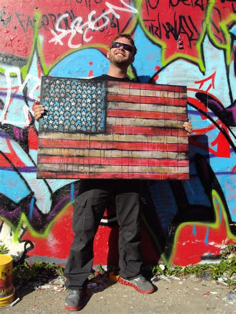 USA FLAG PAINTING - Graffiti Style! by Garrett Weider - Scope my online store! http://www.etsy ...