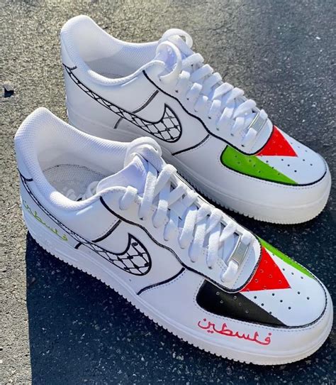 I recently hand painted some Palestine Air Force 1s, and I have gotten ...