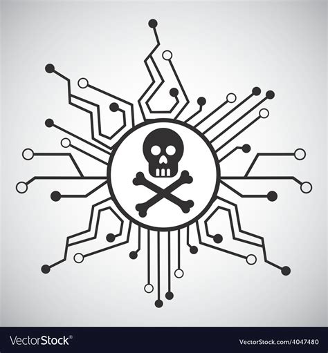 Computer virus Royalty Free Vector Image - VectorStock