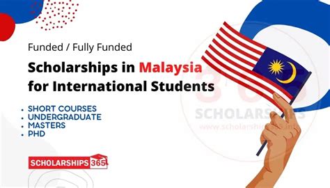 Best Malaysia Scholarships 2024-2025 for international Students