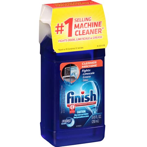 Finish Fresh Scent Liquid Dishwasher Cleaner, 8.45 fl oz - Walmart.com