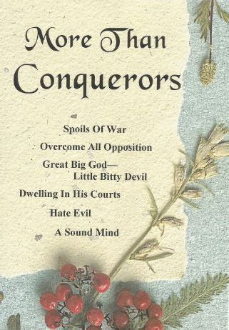 More Than Conquerors - The B.D. Hyman Ministry