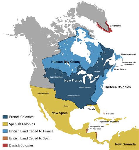 Seven Years War North America Map