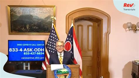 Ohio Gov. Mike DeWine Coronavirus Press Conference March 28 | Rev