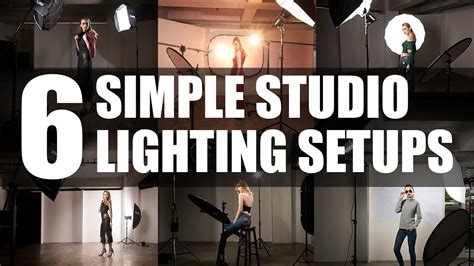 6 SIMPLE Studio LIGHTING Setups for Portrait Photography to IMPROVE ...