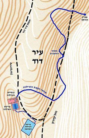 Map of Hezekiah's Tunnel Ancient Technology, Jerusalem Israel, Holy Land, Ancient Civilizations ...