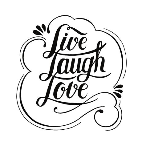 Live laugh love typography design - Download Free Vectors, Clipart Graphics & Vector Art