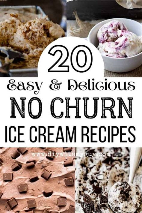 20 No Churn Ice Cream Recipes With Loads of Flavor - DIY With My Guy