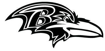 Baltimore Ravens Clipart Black And White