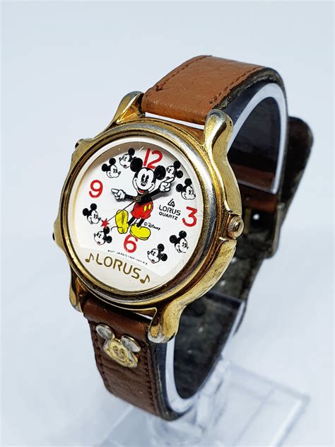 1990 Musical Mickey Mouse Lorus Watch | Lorus by Seiko V422 0011 Watch ...