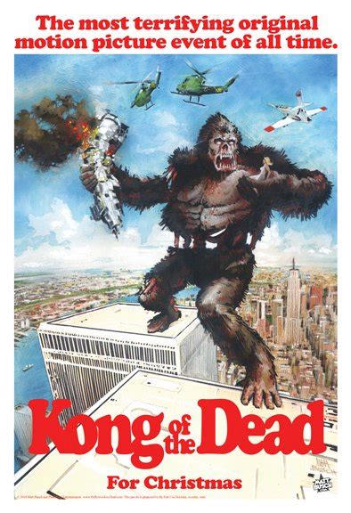 King Kong - Zombie - Signed Print - Multiple Available by Matt Busch