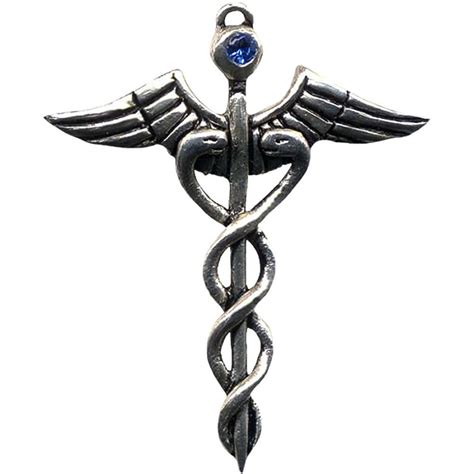 Caduceus Amulet for Healing | Medical Symbol