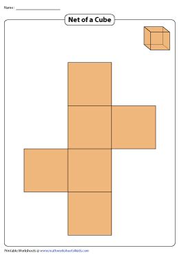 Foldable Net of a Cube