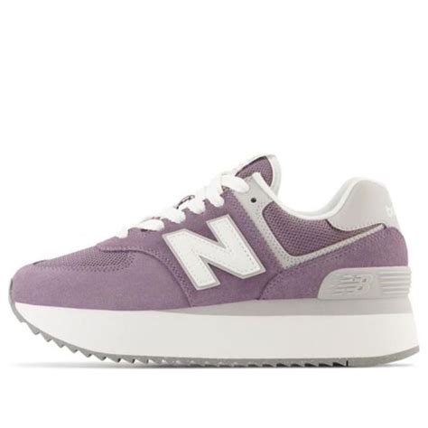 (WMNS) New Balance 574+ 'Purple White' WL574ZSP - KICKS CREW