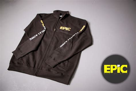 Kids EPIC Zip Up Top – 3 Logo Design – Epic Martial Arts