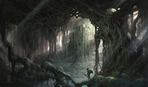 ArtStation - Verdant Catacombs, Vance Kovacs (с изображениями) | Фэнтези