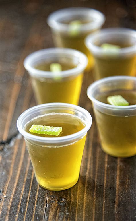 Fireball Apple Cider Jelly Shots - Sweet ReciPEAs