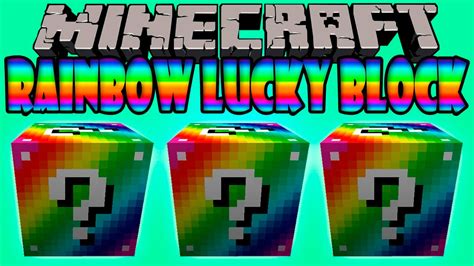 Download games: Rainbow lucky block mod download