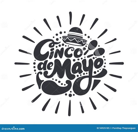 Cinco de mayo symbol. stock vector. Illustration of party - 94925185