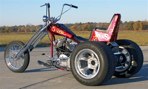 Chopper hot rod trike 77 shovel head with frankenstein trike kit ...