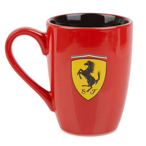 Ferrari F1 Team Scudetto Mug Red & Gift Box 2019 - Motorsport Merchandise from Le Mans 88 UK