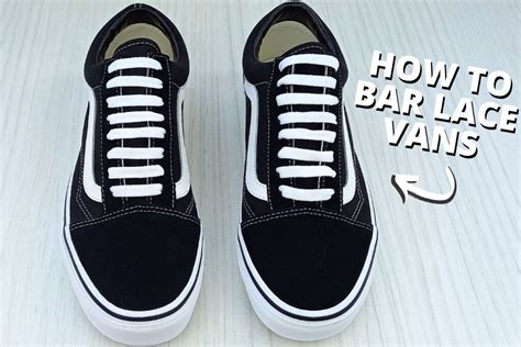 Bar lacing Vans: EASY Tutorial (With Photos) - Wearably Weird