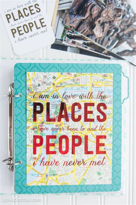 Travel Scrapbooking Ideas & Free Printable Travel Quotes