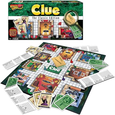 Classic Clue Board Game in Retro Box - RetroFestive.ca