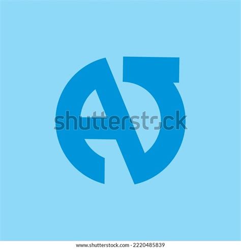 Aj Logo Vector Design Eps File Stock Vector (Royalty Free) 2220485839 ...