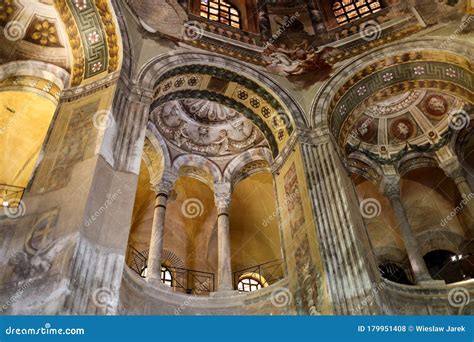 Interior of Basilica of San Vitale Editorial Stock Photo - Image of ...