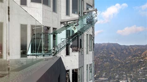 A Terrifying Glass Slide Just Opened on Top of LA's Tallest Skyscraper - Concrete Playground