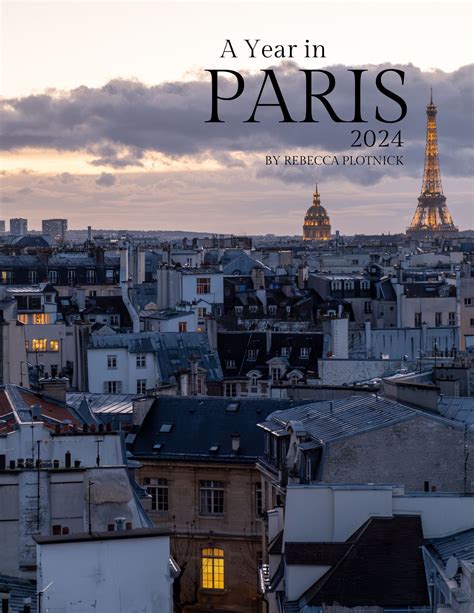 A Year in Paris 2024 Calendar - Everyday Parisian