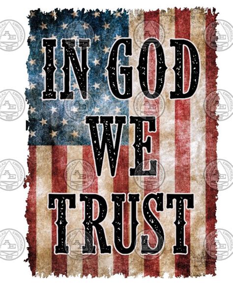 In God We Trust Flag Ready to Press Sublimation Print - Etsy