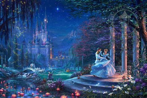 Cinderella Dancing in the Starlight - Limited Edition Art Art For Sale