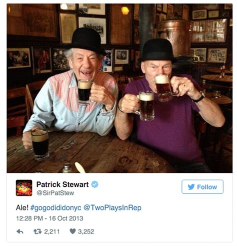 Funny Patrick Stewart Tweets | POPSUGAR Celebrity