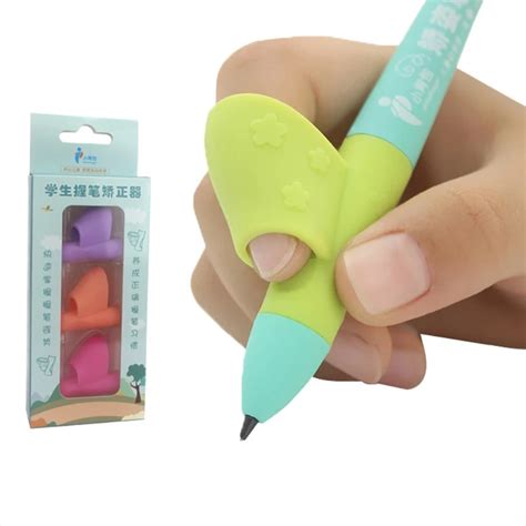 Pencil Grip Ergonomic Writing Aid for Righties Kids Learning Hold Pen ...