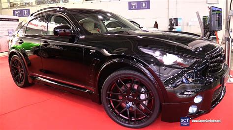 Infiniti QX70 FERZ Black Edition - Exterior Walkaround - 2016 Moscow Automobile Salon - YouTube